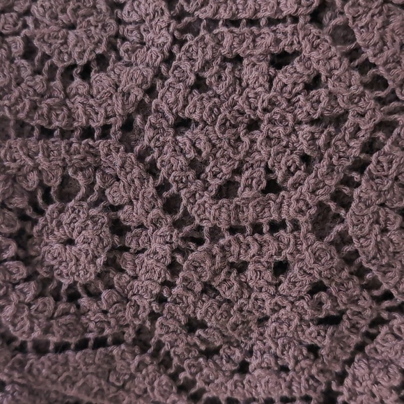 Crochet Cardigan Sweater - Picture 4 of 6